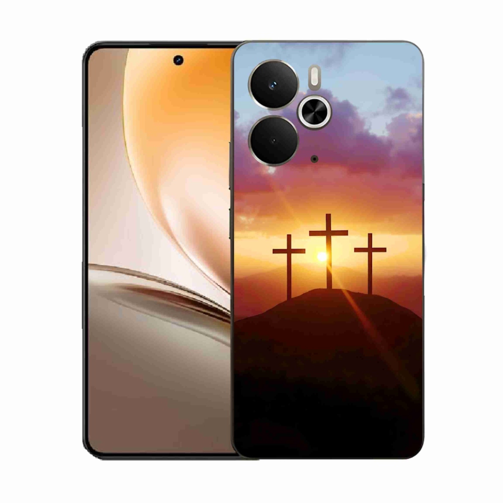 Gélový kryt mmCase na Realme 14T 5G/14 5G - tri kríža
