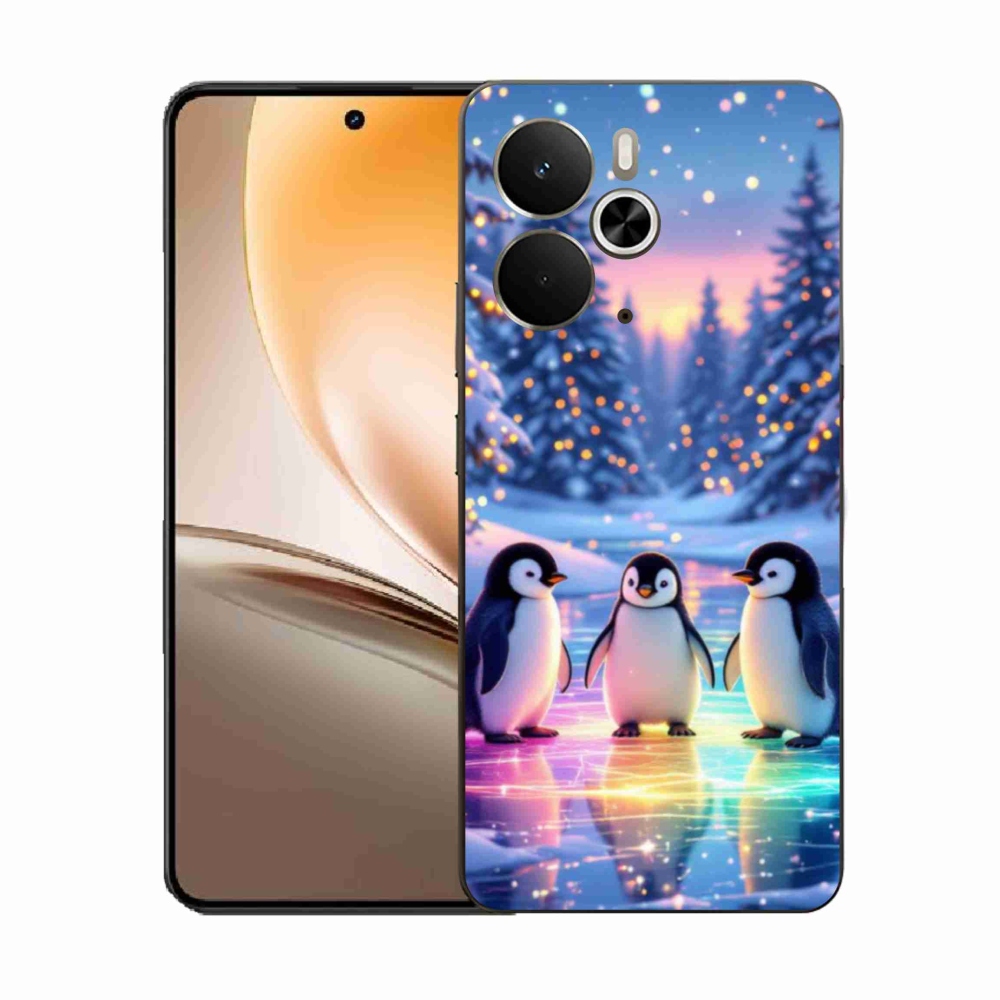 Gélový kryt mmCase na Realme 14T 5G/14 5G - tučniaky