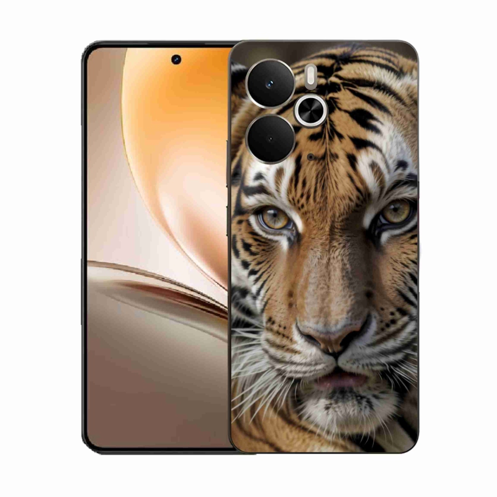 Gélový kryt mmCase na Realme 14T 5G/14 5G - tigrie pohľad