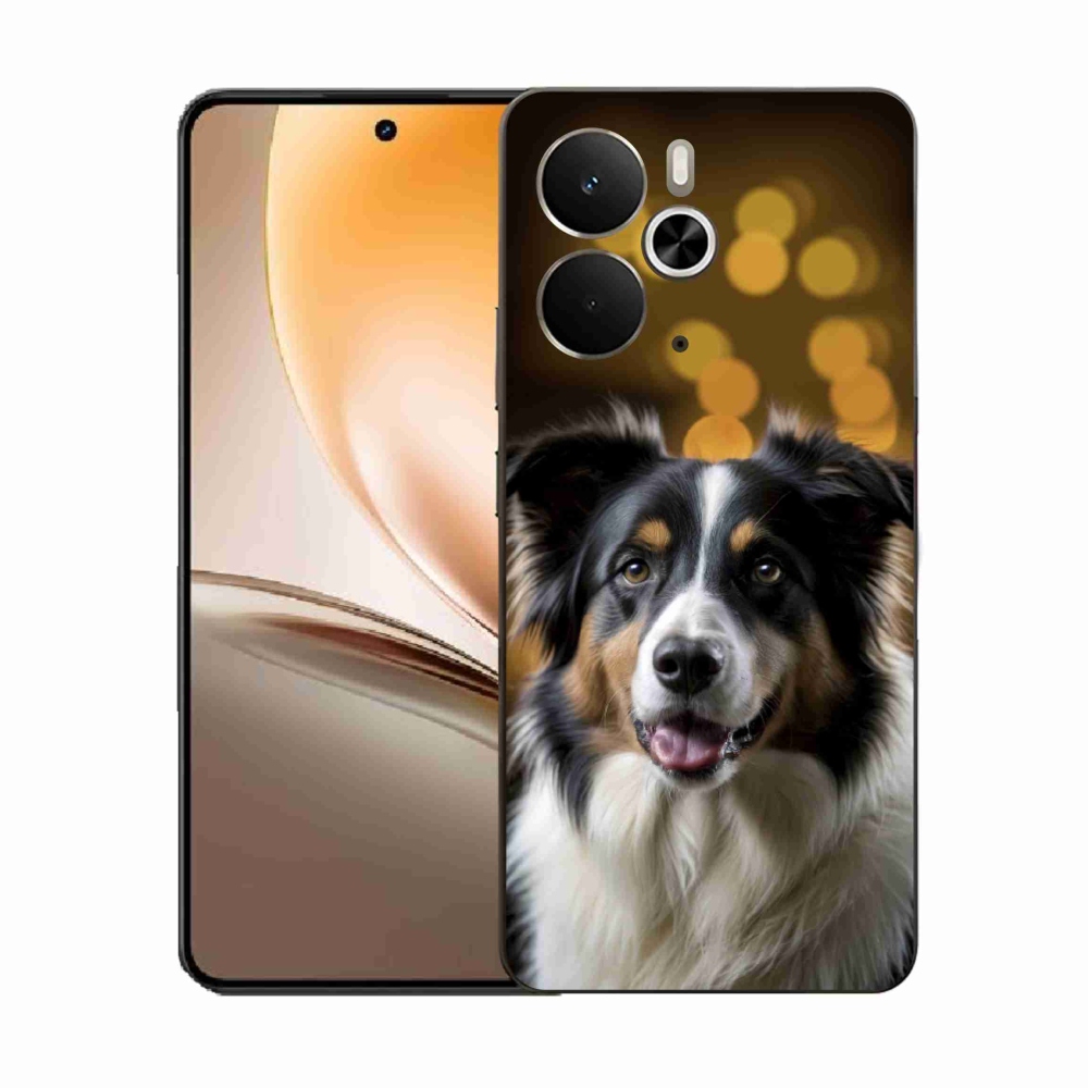 Gélový kryt mmCase na Realme 14T 5G/14 5G - usmievavý austrálsky ovčiak
