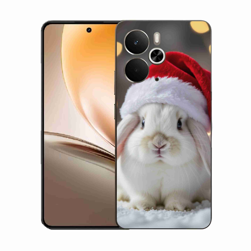 Gélový kryt mmCase na Realme 14T 5G/14 5G - vianočný králik