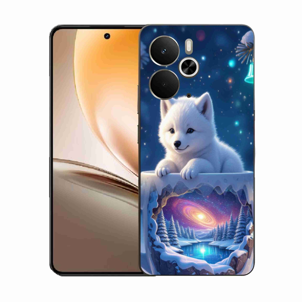 Gélový kryt mmCase na Realme 14T 5G/14 5G - vianočné šteňa