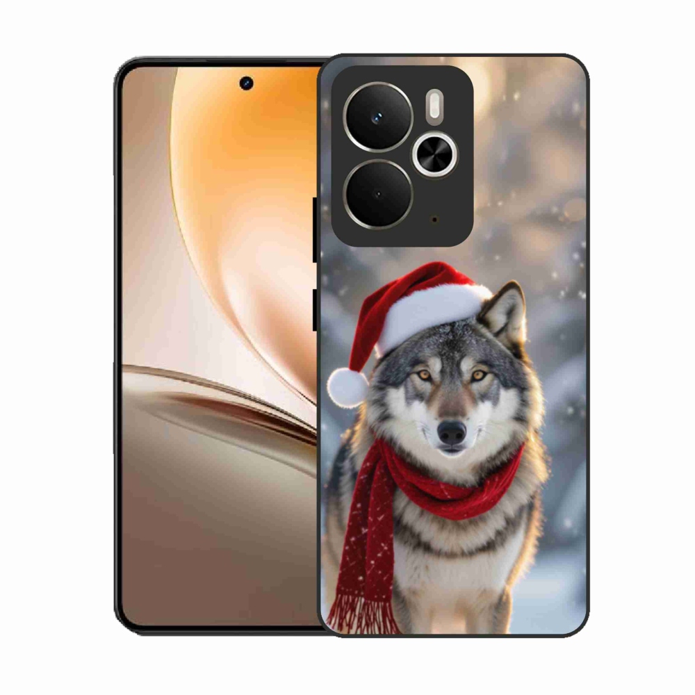 Gélový kryt mmCase na Realme 14T 5G/14 5G - vianočný vlk