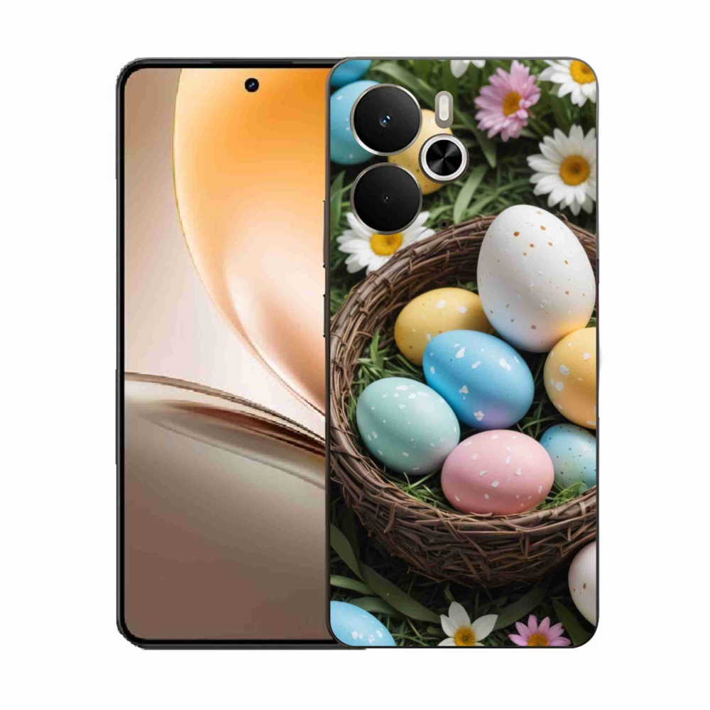 Gélový kryt mmCase na Realme 14T 5G/14 5G - veľkonočné vajíčka 2