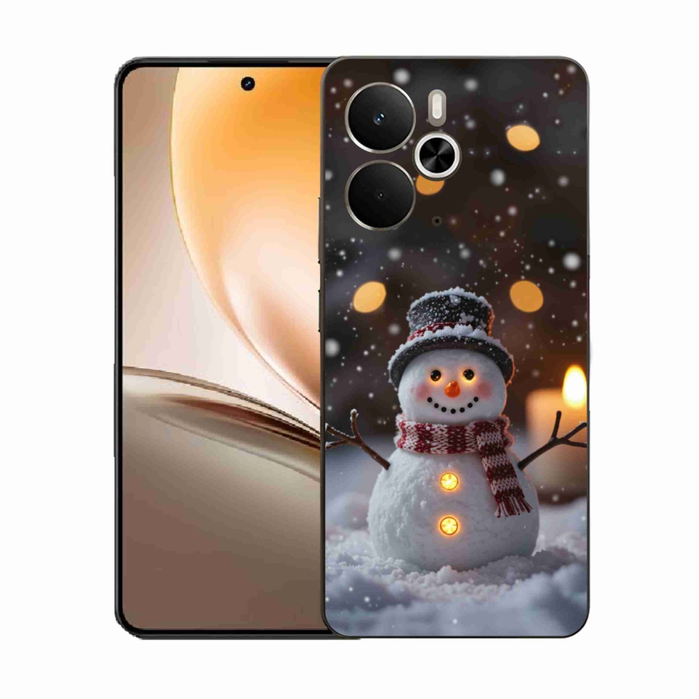 Gélový kryt mmCase na Realme 14T 5G/14 5G - veselý snehuliak