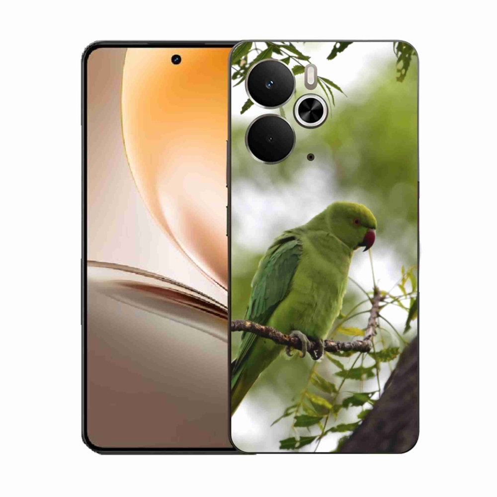 Gélový kryt mmCase na Realme 14T 5G/14 5G - zelený papagáj