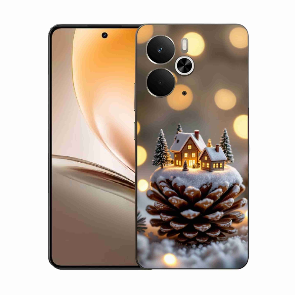 Gélový kryt mmCase na Realme 14T 5G/14 5G - zimná dedinka