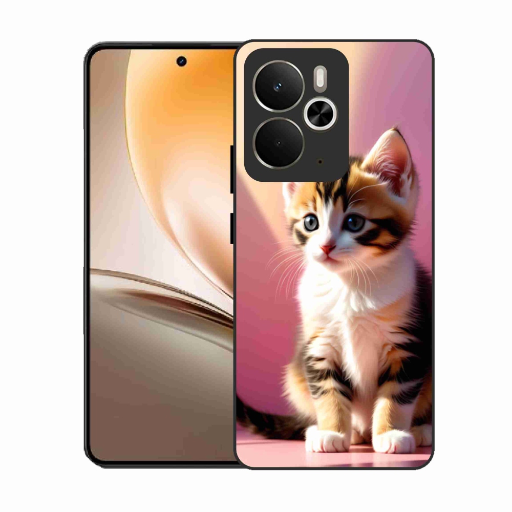 Gélový kryt mmCase na Realme 14T 5G/14 5G - zvedavé mačiatko 2