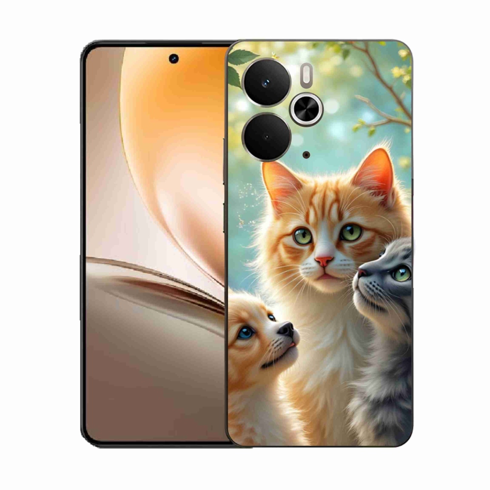 Gélový kryt mmCase na Realme 14T 5G/14 5G - zvieracie priateľstvo 2
