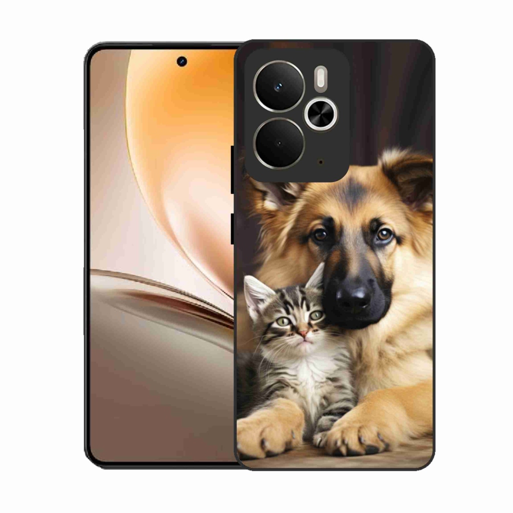 Gélový kryt mmCase na Realme 14T 5G/14 5G - zvieracie priateľstvo