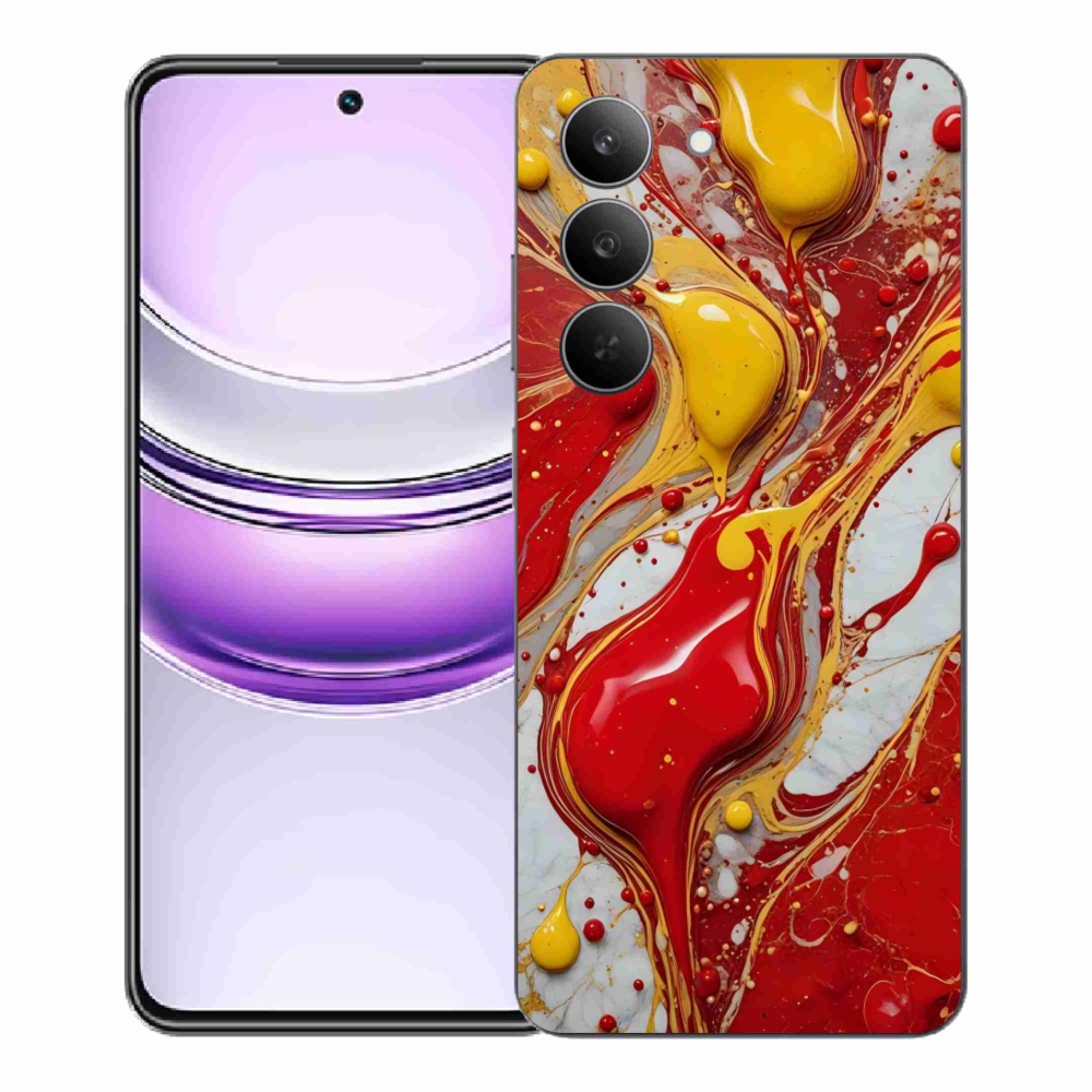 Gélový kryt mmCase na Realme 14x 5G - abstraktný motív 42