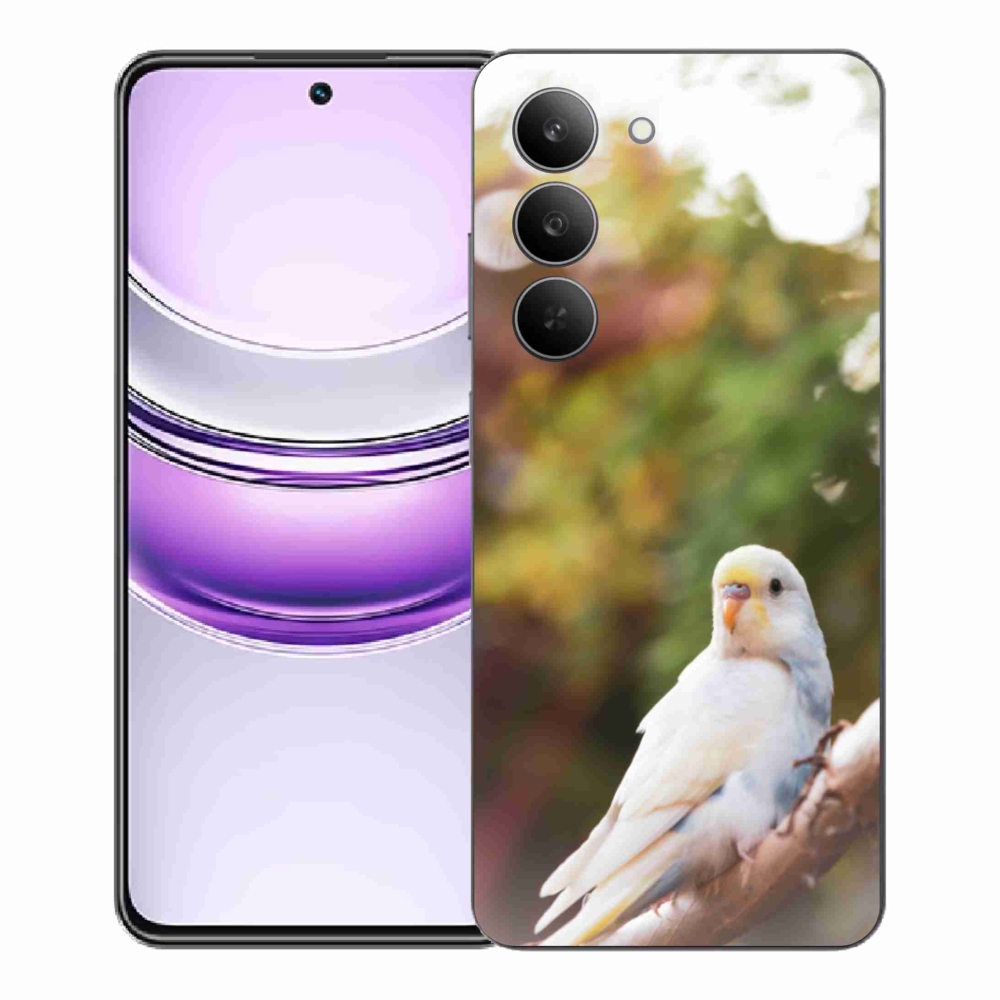 Gélový kryt mmCase na Realme 14x 5G - andulka biela