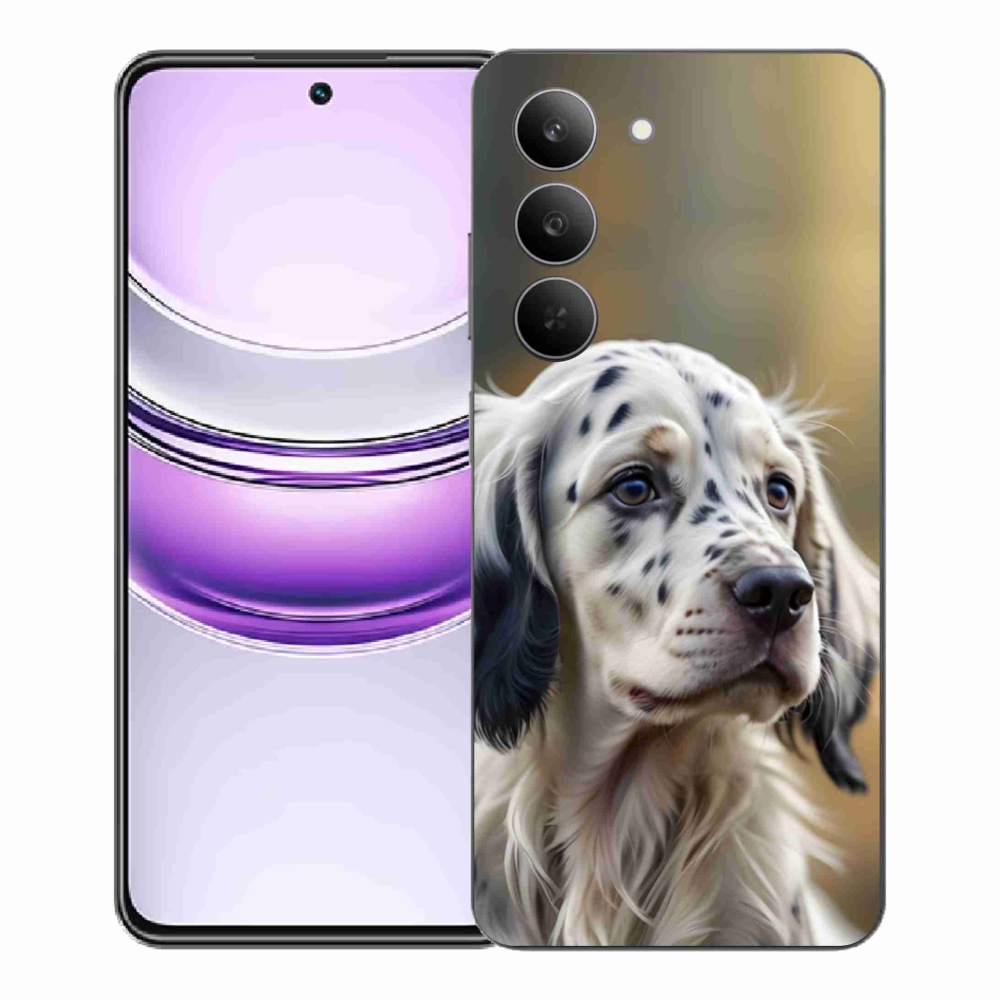 Gélový kryt mmCase na Realme 14x 5G - anglický seter