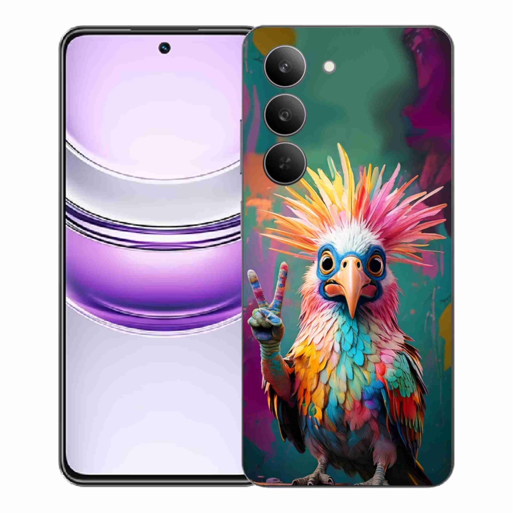 Gélový kryt mmCase na Realme 14x 5G - farebný rebel