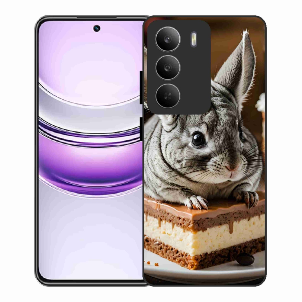 Gélový kryt mmCase na Realme 14x 5G - činčila