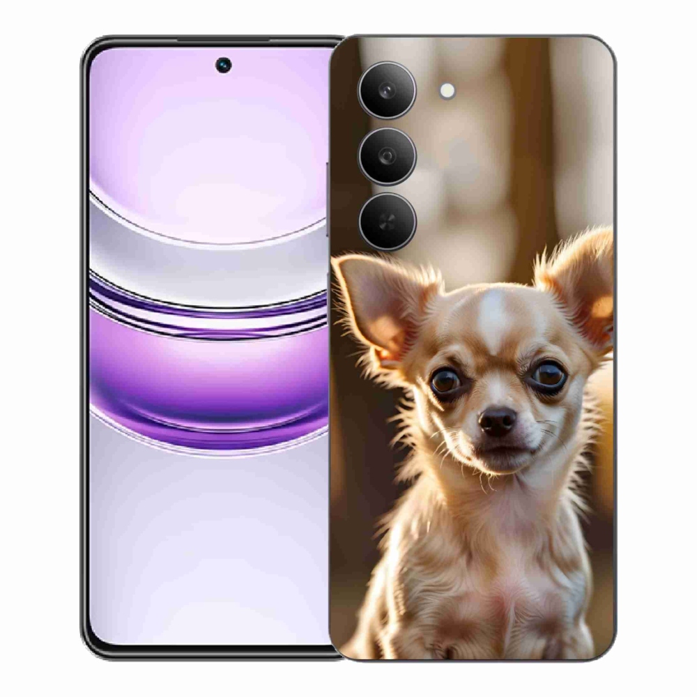 Gélový kryt mmCase na Realme 14x 5G - čivava 6