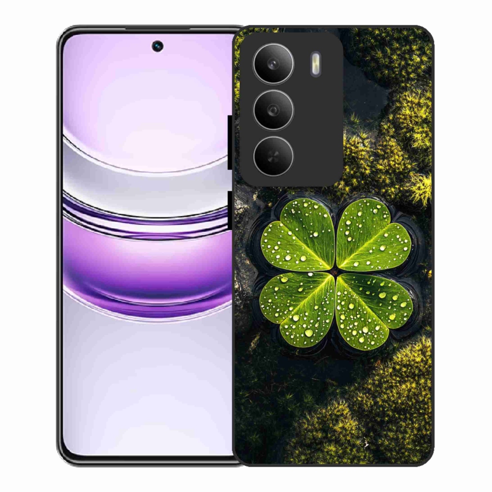 Gélový kryt mmCase na Realme 14x 5G - štvorlístok