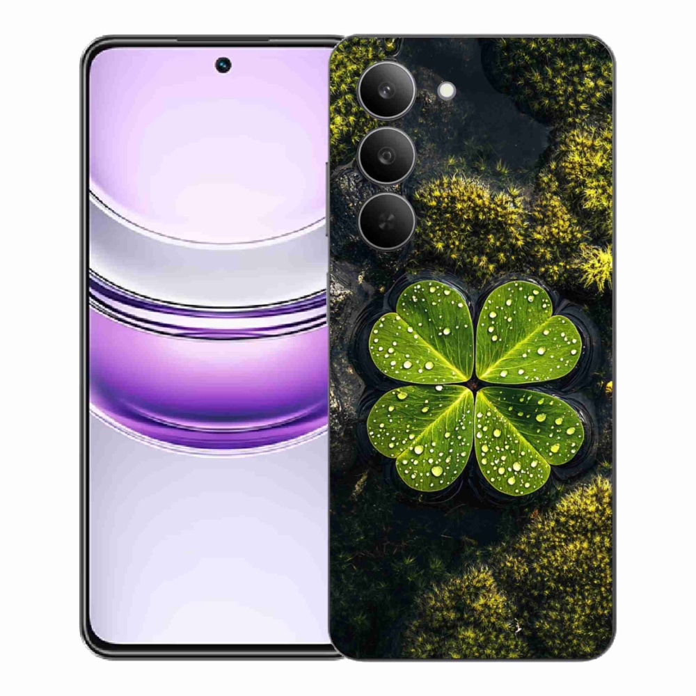 Gélový kryt mmCase na Realme 14x 5G - štvorlístok