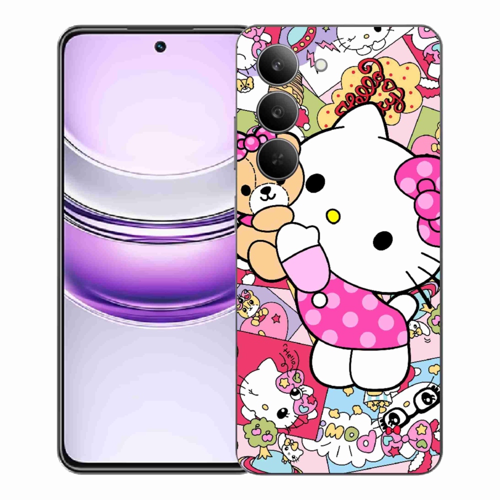 Gélový kryt mmCase na Realme 14x 5G - cute kitty