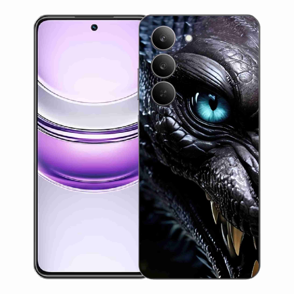 Gélový kryt mmCase na Realme 14x 5G - dračí pohľad