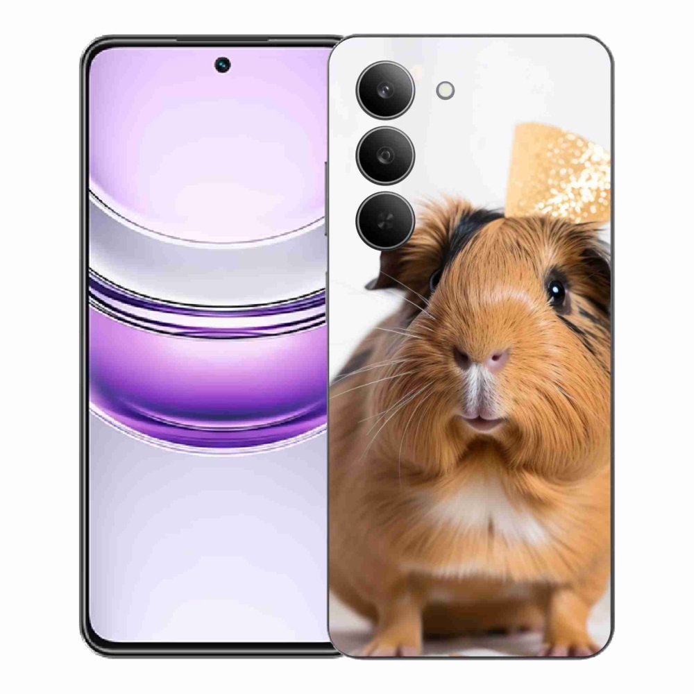 Gélový kryt mmCase na Realme 14x 5G - hnedé morča