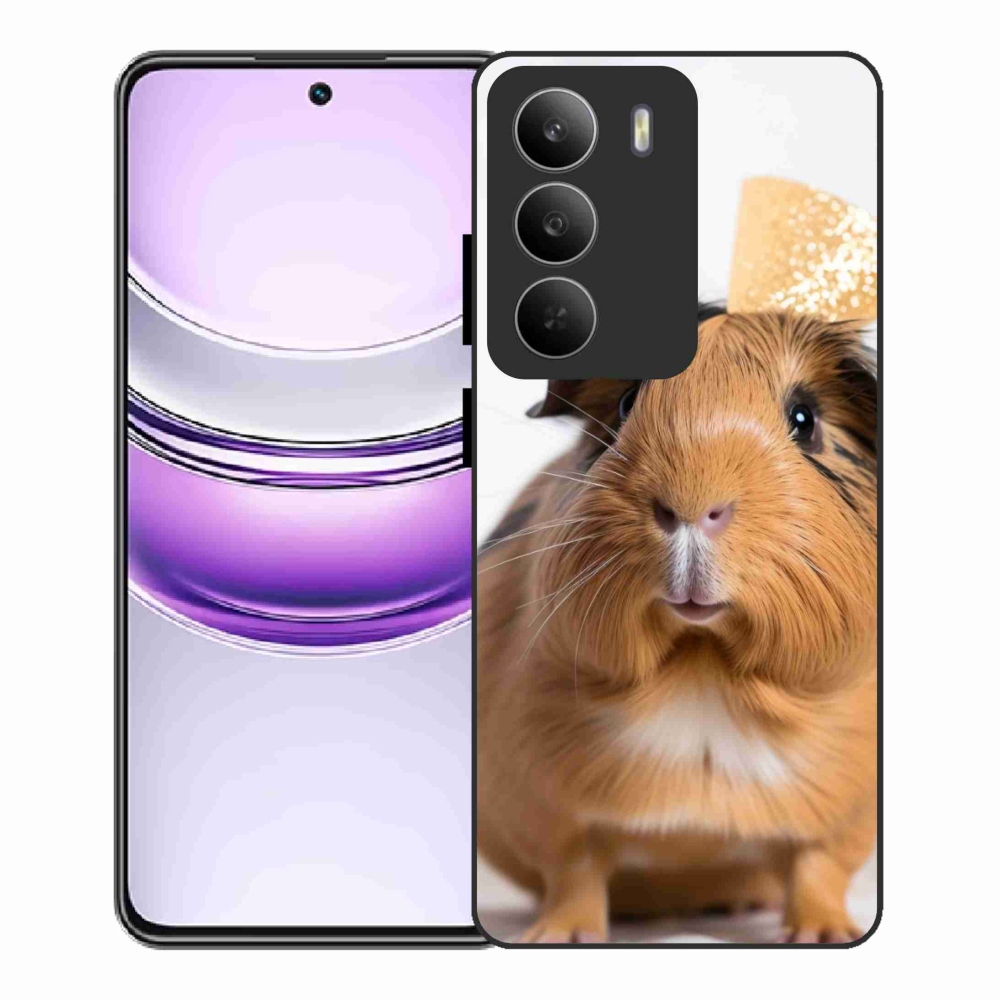 Gélový kryt mmCase na Realme 14x 5G - hnedé morča