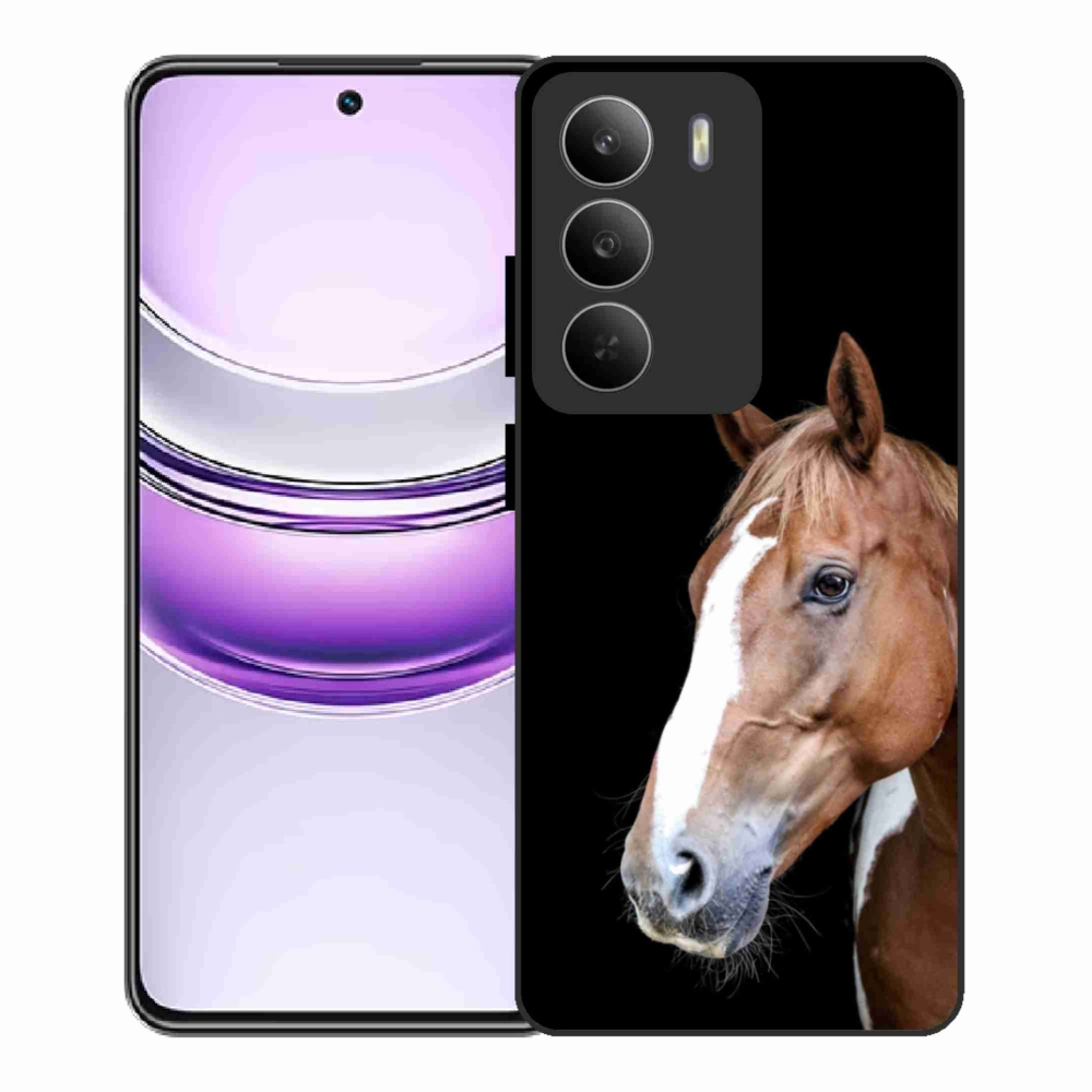 Gélový kryt mmCase na Realme 14x 5G - hnedý kôň 3