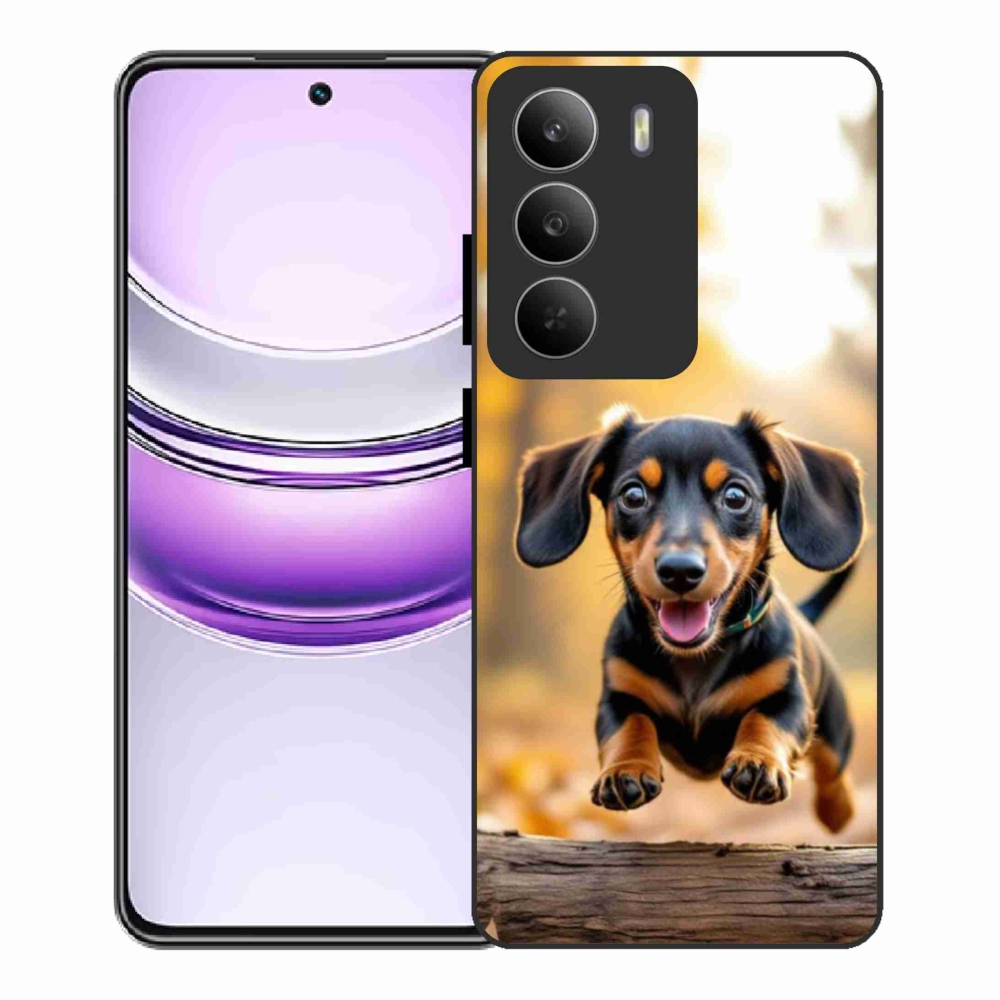 Gélový kryt mmCase na Realme 14x 5G - jazvečík 2