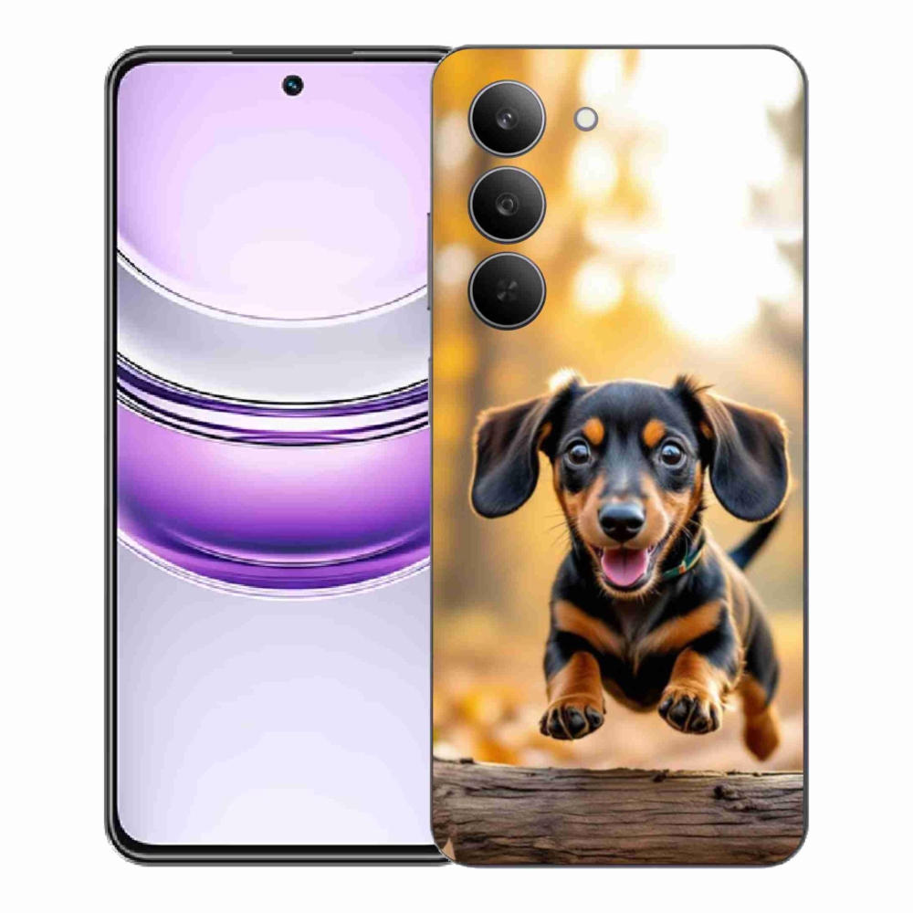 Gélový kryt mmCase na Realme 14x 5G - jazvečík 2