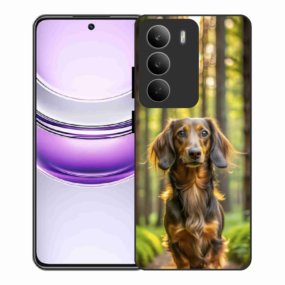 Gélový kryt mmCase na Realme 14x 5G - jazvečík 4