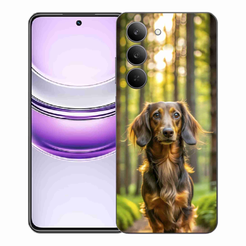 Gélový kryt mmCase na Realme 14x 5G - jazvečík 4