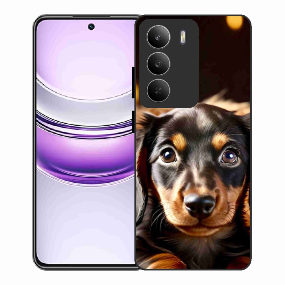 Gélový kryt mmCase na Realme 14x 5G - jazvečík