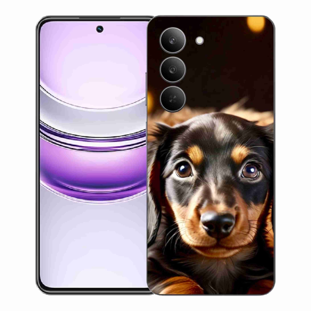 Gélový kryt mmCase na Realme 14x 5G - jazvečík