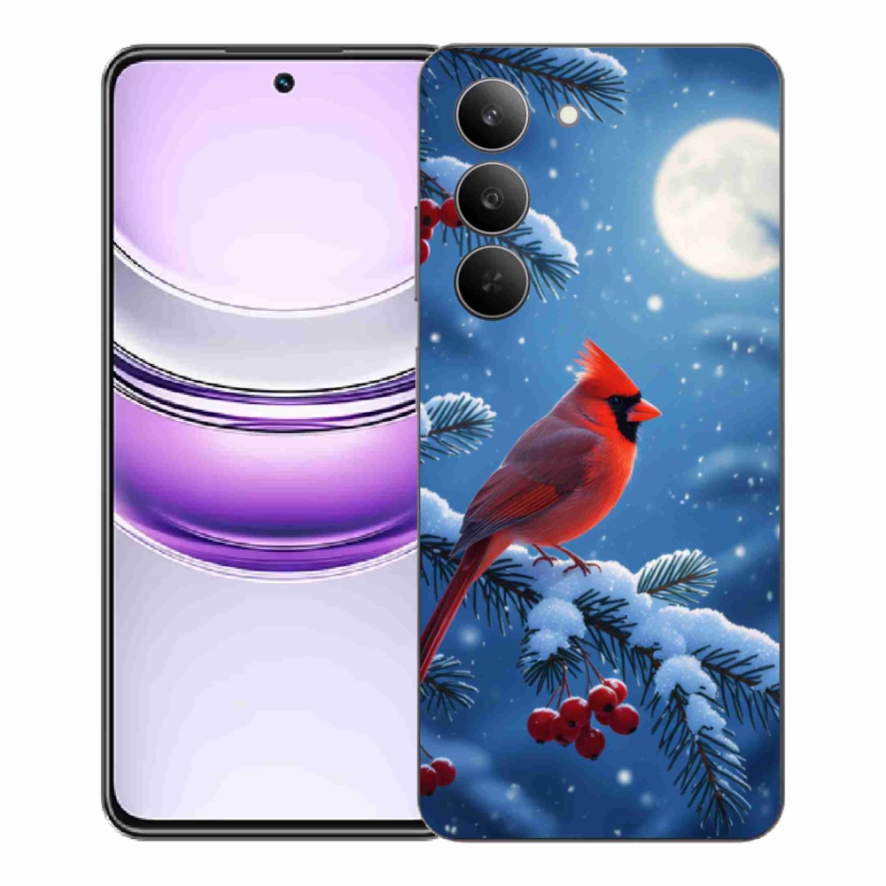Gélový kryt mmCase na Realme 14x 5G - kardinál červený