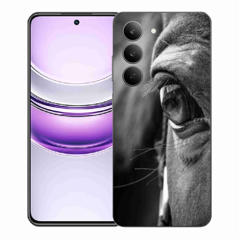 Gélový kryt mmCase na Realme 14x 5G - konský pohľad