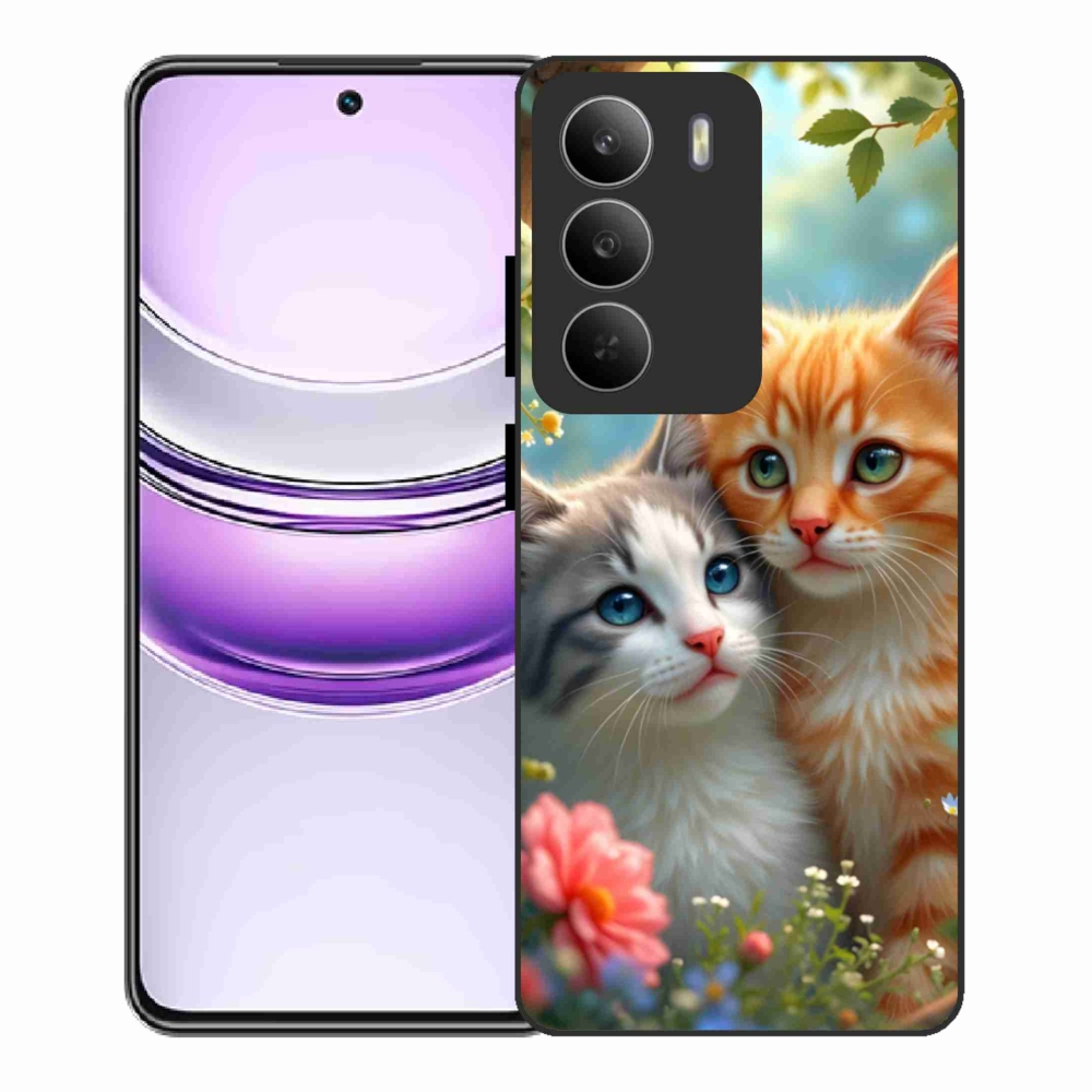 Gélový kryt mmCase na Realme 14x 5G - mačacia láska 2