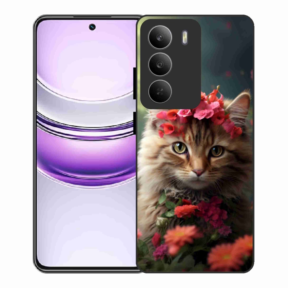 Gélový kryt mmCase na Realme 14x 5G - mačacia princezná