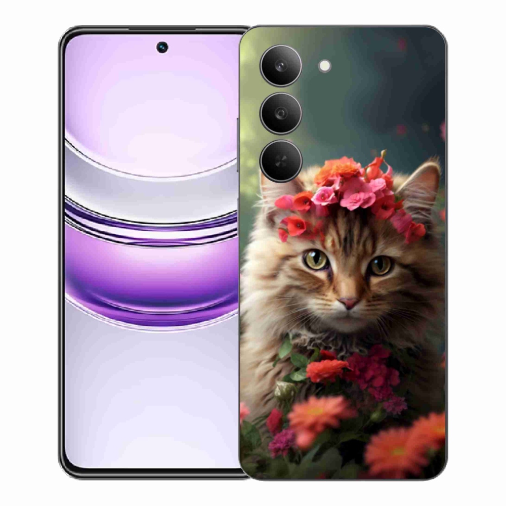 Gélový kryt mmCase na Realme 14x 5G - mačacia princezná