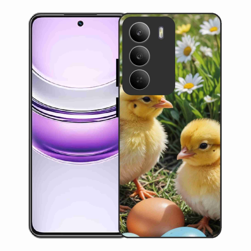 Gélový kryt mmCase na Realme 14x 5G - kuriatka