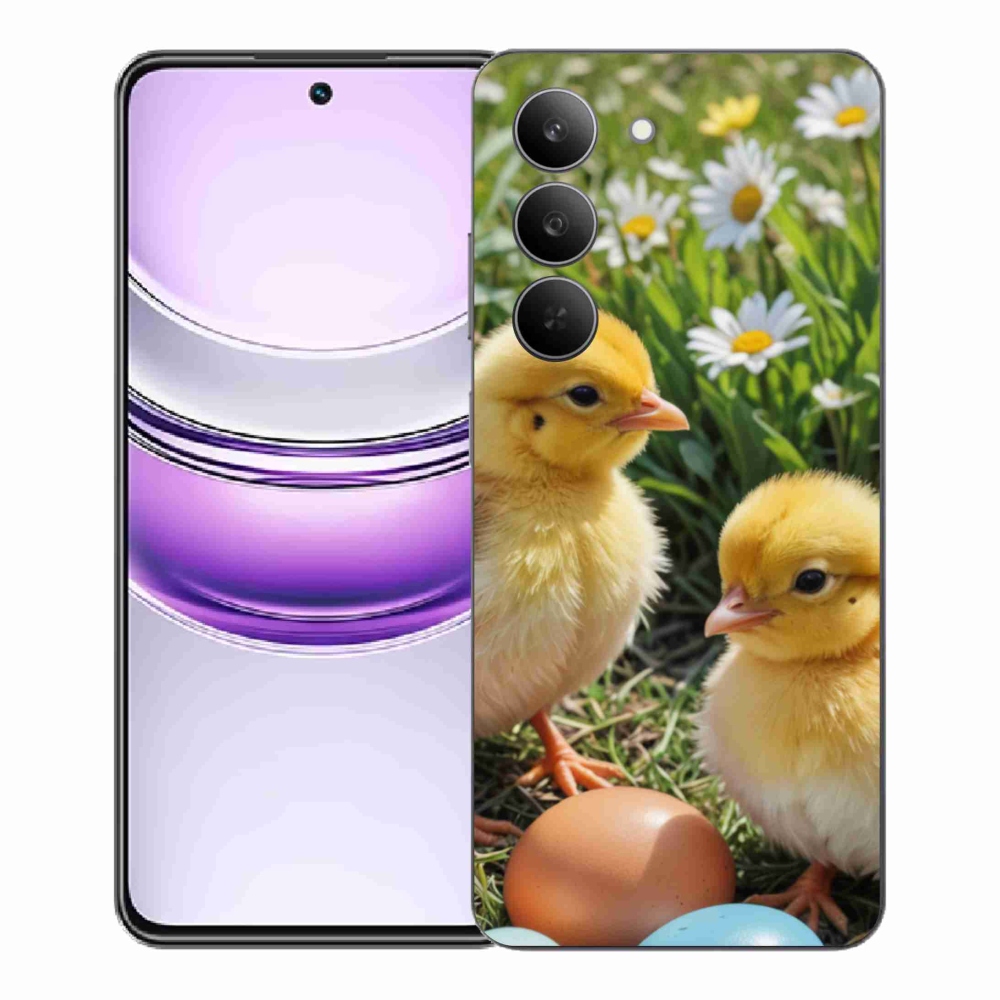 Gélový kryt mmCase na Realme 14x 5G - kuriatka