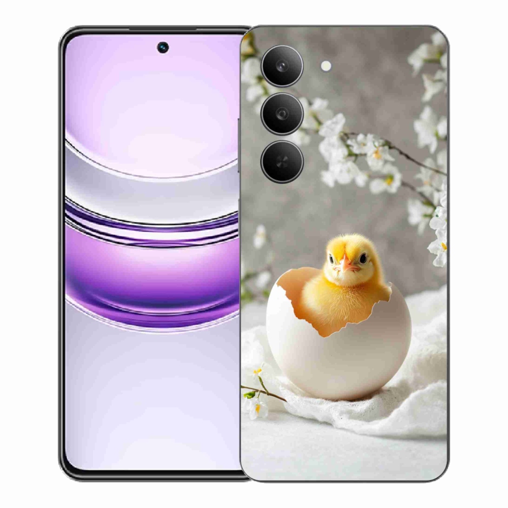 Gélový kryt mmCase na Realme 14x 5G - kuriatko