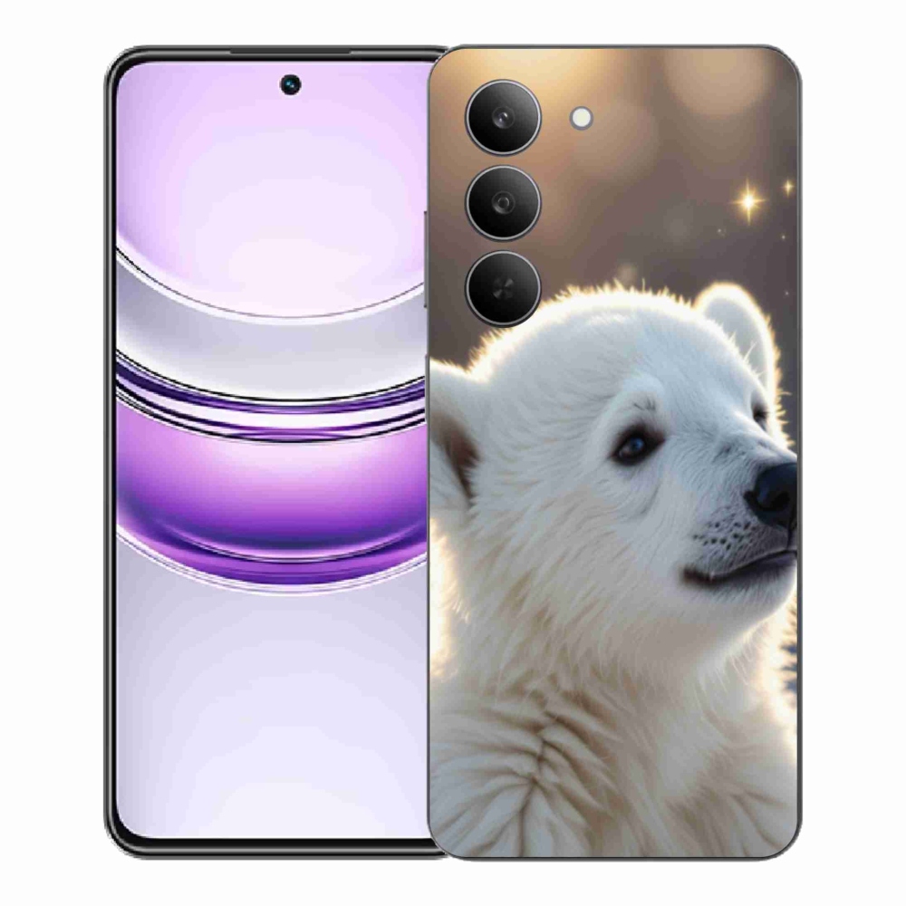 Gélový kryt mmCase na Realme 14x 5G - ľadový medveď