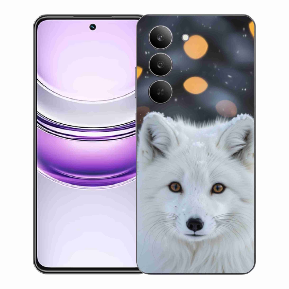 Gélový kryt mmCase na Realme 14x 5G - líška polárna