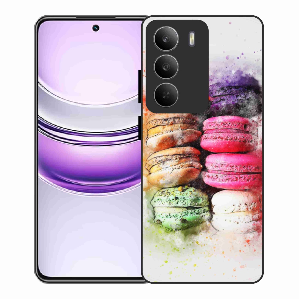 Gélový kryt mmCase na Realme 14x 5G - makrónky