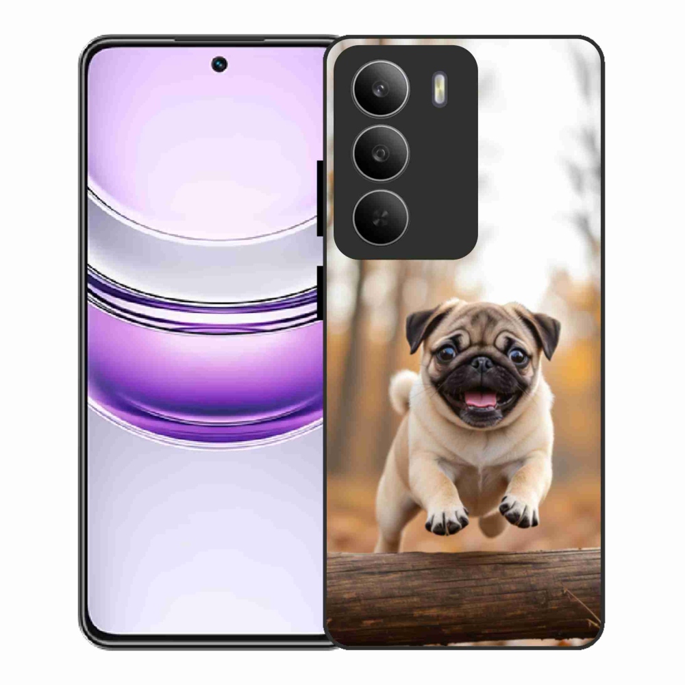 Gélový kryt mmCase na Realme 14x 5G - mops 2