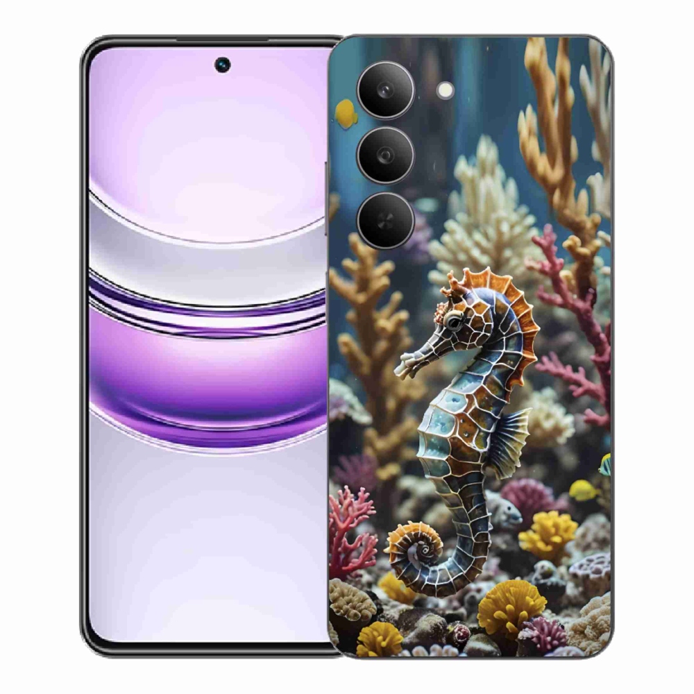 Gélový kryt mmCase na Realme 14x 5G - morský koník 2