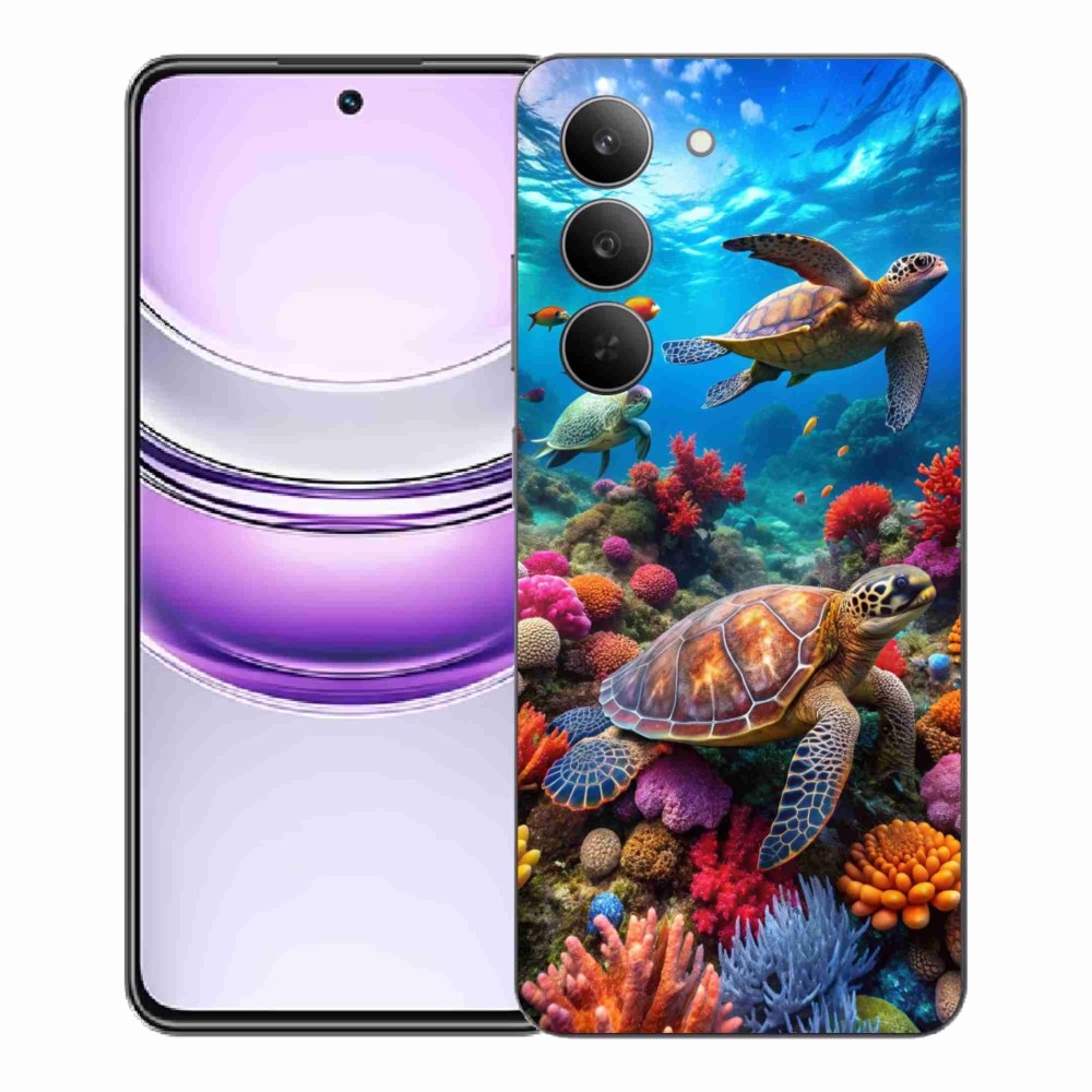 Gélový kryt mmCase na Realme 14x 5G - morský svet 2