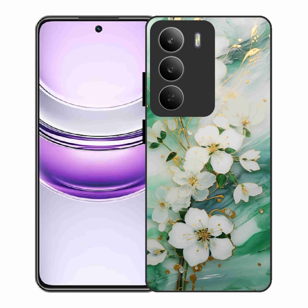 Gélový kryt mmCase na Realme 14x 5G - nežné kvety