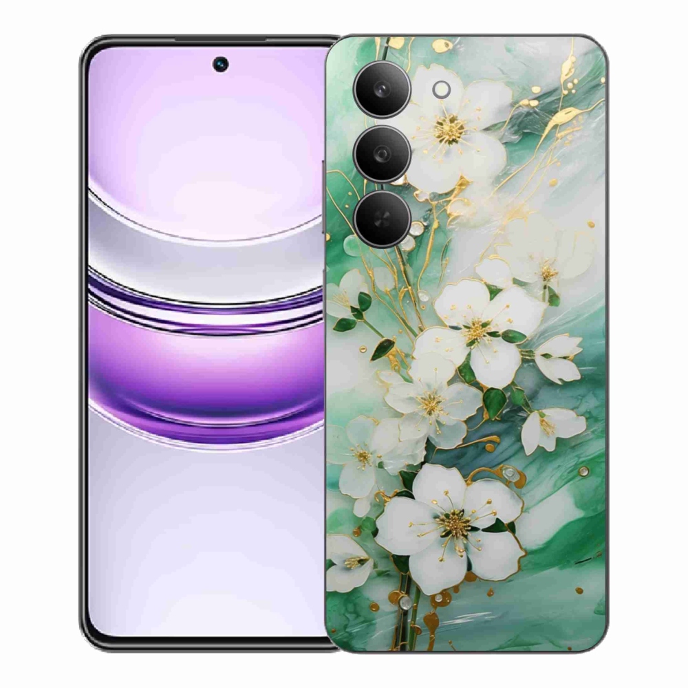 Gélový kryt mmCase na Realme 14x 5G - nežné kvety