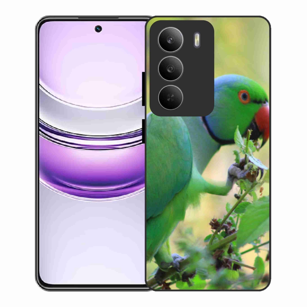 Gélový kryt mmCase na Realme 14x 5G - papagáj Alexandr